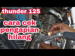 Setingan karburator pe 28 di motor susuki thunder 125. Suzuki Thunder 125 Mbrebet Mati Hilang Pengapian Youtube