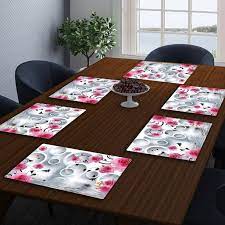 Shop placemat sets in a wide range of colors, styles and materials to match any dinnerware sets you already own — or find new dishes and flatware for a fresh dining experience. Table Placemats Buy Dining Table Mats à¤Ÿ à¤¬à¤² à¤® à¤Ÿ Online In India Flipkart Com