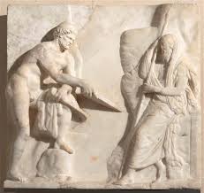 So the blind must go, with a guide discover and share the odyssey tiresias quotes. Michel Lara On Twitter Nekyia Rite Of Calling Up Questioning Ghosts About The Future Marble Relief Odysseus Consulting Tiresias Roman 1st C Ad Museelouvre Https T Co Zajjq7zbdp