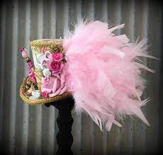 This Is A Micro Mini Hat It Will Fit In The Palm Of Your Hand A Spot Of Tea Perhaps A Wee Little Cupcake Youll Get Flower Patterns Bridal Hat Mini Top