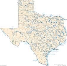 Enthralling river map of india in hindi high resolution geographical. Map Of Texas Lakes Streams And Rivers