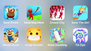 *increasing difficulty* keeps game challenging and fun at the same time! Save Pirate Move Stop Move Crowd City Save The Girl Minion Rush Emoji Puzzle Watermarbling Youtube
