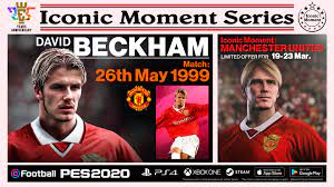 The official partner clubs for pro evolution soccer 2021 season update have some special features for fans through the club edition, and the iconic moment is part of the club edition package, and they are going back over 20 years with david beckham's sensational goal on 17 august 1996. Efootball Pes On Twitter This Week S Iconic Moment Series Players Come From Manutd Bringing You David Beckham Iconic Match 26 05 1999 Paul Scholes Iconic Match 24 09 1998 Ryan Giggs