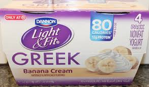 Dannon® light & fit nonfat® yogurt lemon meringue. Dannon Light Fit Banana Cream Review Youtube