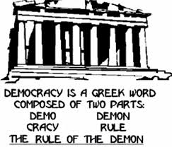 Democracy Demon Rule Politikh Oikonomika