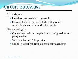 Gateway ensures that there is ease of connectivity between computer systems. Csc 482 582 Computer Security Ppt Download
