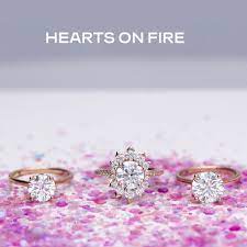 Sparkle Straight Into Your Next Big Adventure The Hearts On Fire By Hayley Paige Collection Will Inspire Yo Fire Heart Stunning Diamond Rings Beautiful Rings