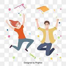 Cartoon Version Of Happy People Dance Cheer Girl Png And Vector With Transparent Background For Free Download Cute Little Boys Happy People People Having Fun