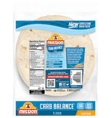 Carb Balance Soft Taco Flour Tortillas Mission Foods