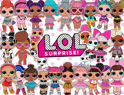 100 Lol Surprise Dolls Clipart Digital Png Image Picture Scheme Of L O L Surprise Clipart Clipart Email Art Birthday Party Scrapbook Materials Clip Art