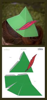 Peter Pan 3d Hat Disney Family Peter Pan Crafts Disney Party Decorations Peter Pan