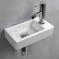 wall hung basin sink small bathroom