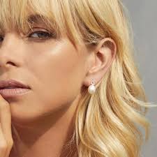 Pearl Diamond Earrings Stud 2025