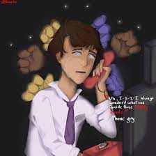 Uh-Oh, Bad Decision! (Anyways, here's a fanart of FNaF 1 Phone Guy :)) :  r/fivenightsatfreddys