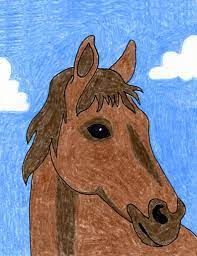 I'm going to add another animal to the 'for kids' section and today it will be on a member of the horse family. How To Draw A Horse Head Art Projects For Kids