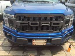 It's the only one of it's kind that utilizes the oem 17 raptor grill, headlights, and with aggressive styling & a 90 track width, your truck will truly turn into a whole new beast! 2018 20 F 150 Raptor Style Led Front Grille With F R Letters Style 1 Truckstuffshop