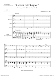 Also a 1956 song recorded by elvis presley and published by elvis presley music from the 20th century fox film of the same name. Pachelbel Canon In D Sheet Music For String Quartet And Harpsichord Or Piano