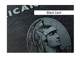 Make sure it is legible. Black Card What Does It Mean