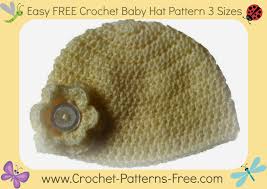 Crochet Baby Beanie Size Chart My Crochet