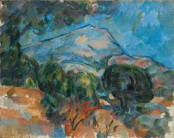 Paul Cezanne Sainte Victoire Dagi 1904 Dolaylari The Cleveland Museum Of Art Cleveland Abd Tablolar Paul Cezanne Izlenimcilik