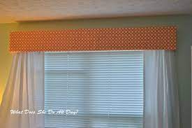 Diy Cornice What Does She Do All Day What Does She Do All Day Window Coverings Diy Curtains Diy Valance