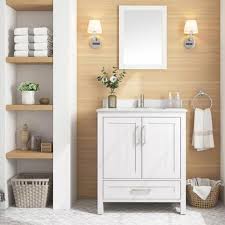 A floating bathroom vanity allows you to store additional items underneath, via baskets. Choose The Best Bathroom Vanity For Your Home