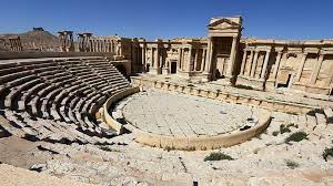 Palmyra was the only oasis in syria and perhaps the only truly tourist town. Syria Is Destroys Part Of Palmyra S Roman Theatre Bbc News