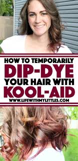 One of the best qualities of dip dyed hair is that regardless of whether you have blonde or brown hair, there is a hot color that can instantly transform your entire look! How To Dip Dye Your Hair With Kool Aid