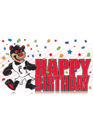 Bearcat card, university of cincinnati. Cincinnati Bearcats Happy Birthday Card