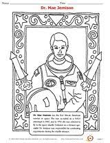 While the accomplishments of black americans should be celebrated all year long, february is the month when we focus on their i. Dr Mae Jemison Coloring Page African American History Printable Grades K Black History Activities Black History Month Crafts Black History Month Activities