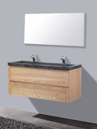 badkamermeubelset sanilux wood stone 120x47x50 cm massief eikenhout badkamermeubel met wastafel badkamermeubel badkamermeubel hout