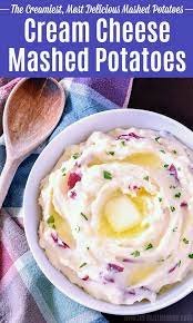 Cream Cheese Mashed Potatoes Recipe Cream Cheese Mashed Potatoes Cheese Mashed Potatoes Mashed Potatoes