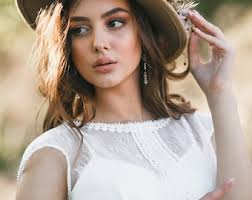 Summer Wedding Dress, Deep Plunge Neckline, Wedding Dress, Bridal Gowns,  Beach Wedding Dress, Fairy Wedding Dress, Elegant Simple Dress,