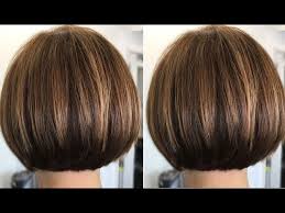 Choppy layers and amazing soft waves, look really pretty for blonde lovers. Short Graduated Bob Haircut Step By Step Layered Bob Haircut Youtube