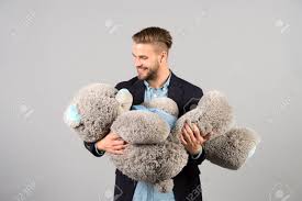 Check spelling or type a new query. Man Hold Big Teddy Bear Soft Toy As Present For Birthday Party Stock Photo Picture And Royalty Free Image Image 96957940