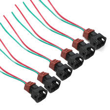 Show the circuit flow with its impression rather than a genuine representation. Air Intake Fuel Injector Connector Plug Pigtail Harness Wire Cable For Nissan 300zx Z32 Twin Turbo Tt 1990 1994 300zx Na 90 93 Fuel Injector Aliexpress