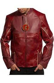 Flash Jacket The Flash Leather Jacket Movies Jacket Leather Jacket Lightning Jacket Flash Costume
