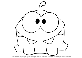 Back to coloring pages num noms. Learn How To Draw Om Nom From Cut The Rope Cut The Rope Step By Step Drawing Tutorials