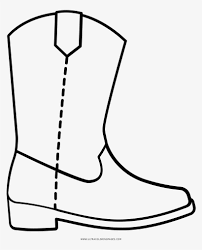 Download all the rodeo coloring pages and create your own coloring book! Cowboy Boot Coloring Page Dibujo Bota De Vaquero Free Transparent Png Download Pngkey