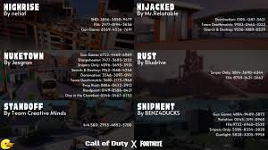 Aside from fortnite creative codes, check out fortnite able if you need more knowledge about fortnite. Call Of Duty Fan Check Out This List Of The Greatest Cod Remakes Available In Fortnite Creative Fortnitecreative