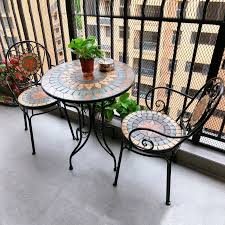 We know that creating menus and finding constant inspiration for an outdoor dining experience can be difficult, so we worked with a few of our favorite. Usd 50 54 268 04 Iron Casual Balcony Table And Chairs Small Coffee Table Courtyard Outdoor Outdoor Coffee Shop Garden European Three And A Side Set Combination Tobuyla Com