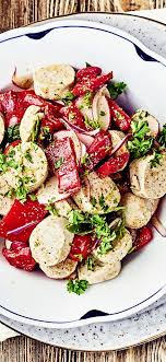 Weisswurstsalat Rezept Edeka Rezept Weisswurstsalat Wurstchen Oktoberfest Essen