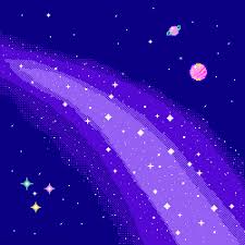 Galactic Castle Pixel Art Aesthetic Art Art Background