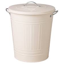 Knodd Bin With Lid White 11 Gallon Ikea Pet Food Storage Dog Food Storage Containers Dog Food Container