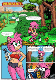 Sonic Workout Comic XXX - Comics Porno