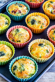 Keto slow cooker leftovers egg bake recipe. Keto Egg Muffins With Broccoli Bacon And Cheese Kalyn S Kitchen