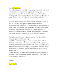 finance and accounts job application