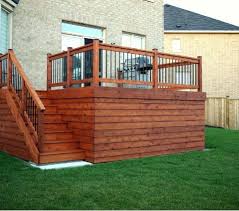 day outside deck skirting designs deck skirting can be an attractive feature that can be added to any low level deck casas ao ar livre jardins zen