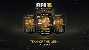 You've successfully signed up to receive emails about fifa and other ea news, products, events and promotions. Fifa 15 Totw 4 08 10 14 Robben De Gea Bonucci Ultimatefifa