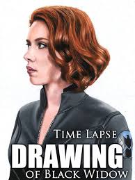 Below are step by step how to draw black widow from the avengers. Watch Clip Time Lapse Drawing Of Black Widow Prime Video